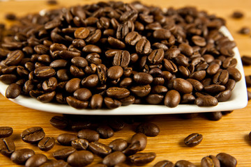 beans of  coffee
