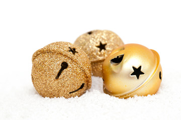 Golden bell baubles