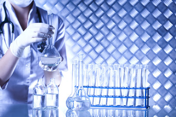 Science experiment laboratory 