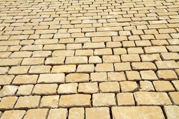 street pavement texture made of rectangle rough classic rock  t