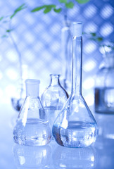 Chemical laboratory glassware 
