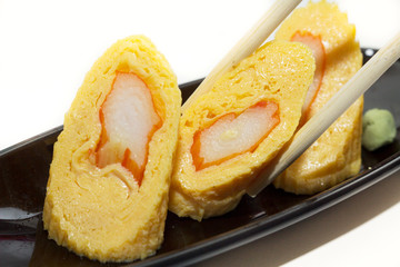 Fried egg roll.