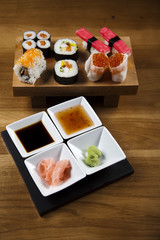 Sushi traditional japanese food 