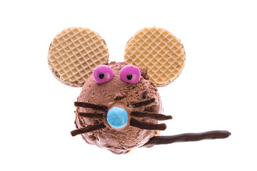 Eine Maus aus Eis