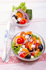 fresh vegetables in salade
