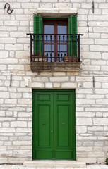 Fototapeta na wymiar Mediterranean style facade