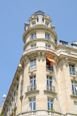 Fototapeta na wymiar Immeuble à Paris, Paris, France