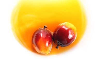 Oil palm fruit and cooking oil