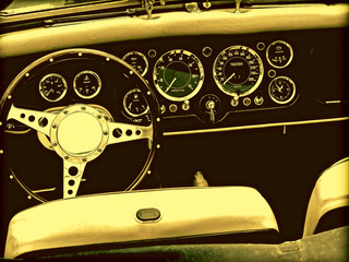 vintage sports car