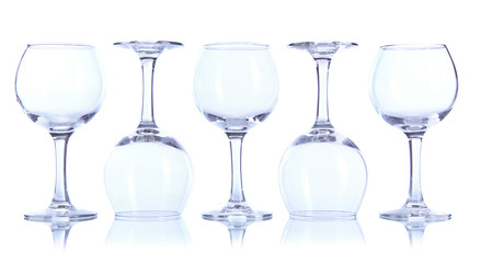 Glasses isolated on white