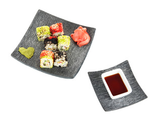 Tasty Maki sushi - Roll isolated on white