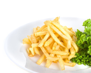 French fries, fried potatoes, fastfood