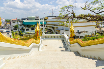 decoration stairs dragons in a Buddhist temple