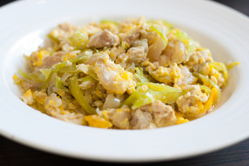 Stir fried pork with pepper