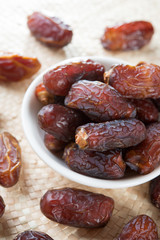 Dried date palm fruits