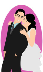 Lovely Couple, Vector