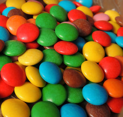 Fototapeta na wymiar Multi-kolorowe cukierki
