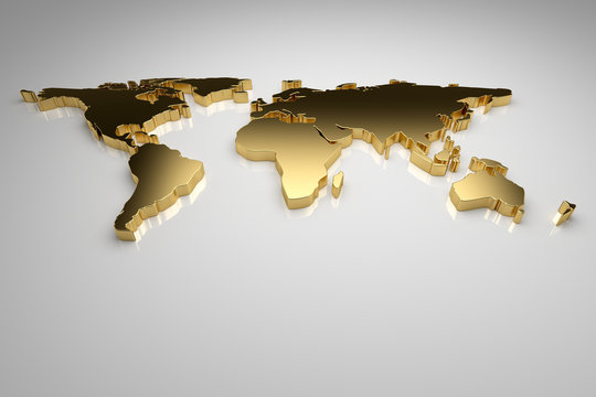 Fototapeta Golden World