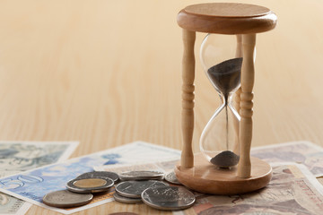 砂時計とお金