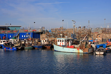 Fototapeta na wymiar Brixham harbour