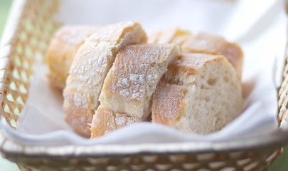Fresh sliced bread