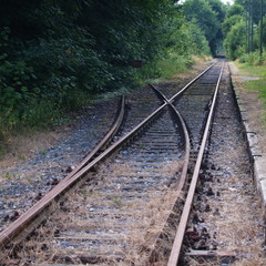 Obraz premium old railroad trail