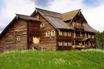 Fototapeta premium Peasant house, Kizhi Island, Russia