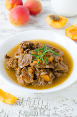 .Lamb stew with apricots