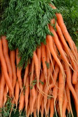 Carrots at the market