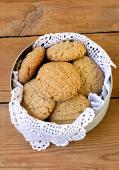 Homemade oatmeal cookies