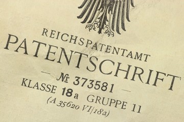 Patentschrift aus dem Deutschen Reich