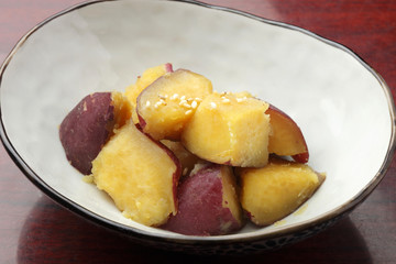 薩摩芋の甘露煮