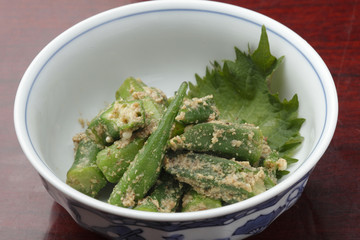 オクラの胡麻和え