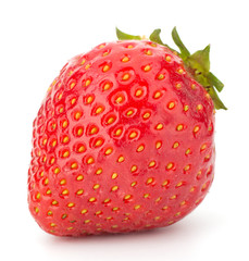 Strawberry isolated on white background closeup