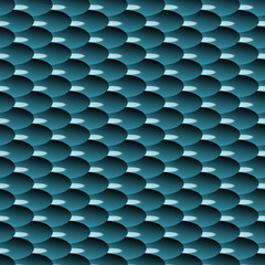 Seamless glossy squama background as blue texture