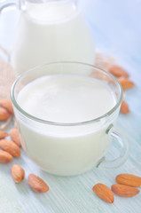 milk with almond