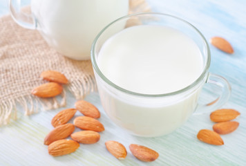 milk with almond