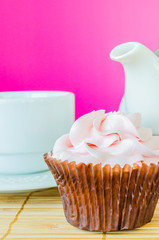 Pink cupcake