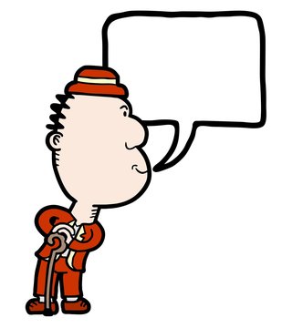 recommend clip art: Old man comic