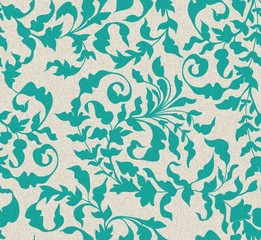 Seamless vintage floral pattern