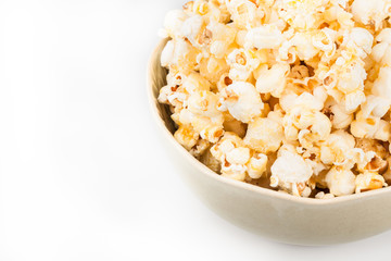 Bowl of popcorns