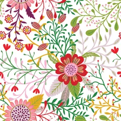 Fototapeten Seamless floral pattern © tets