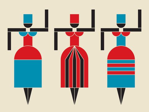 3 female dancers
