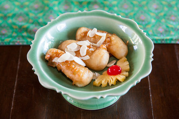 Authentic thai cuisine with decoration and flavour.
