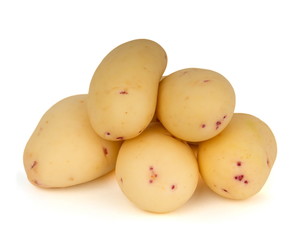 washed potatoes