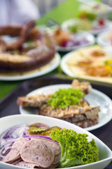 Biergarten in München