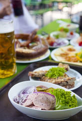 Biergarten in München