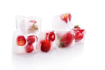 Keuken foto achterwand Luxe aardbeien. © Eskymaks