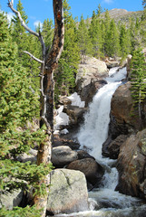 Alberta falls, Rocky Mountain National Park, CO, USA