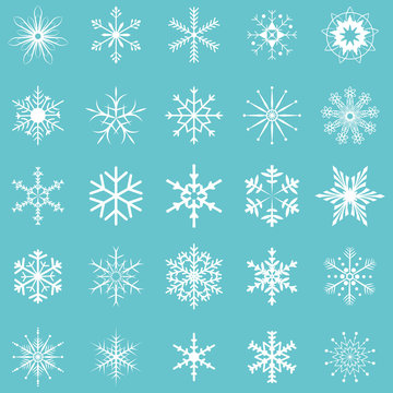Set Snowflakes